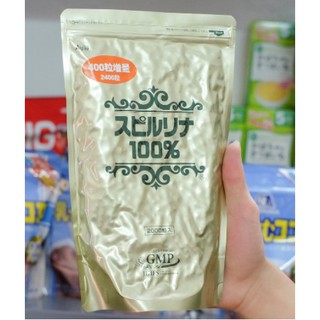 Tảo xoắn Spirulina dạng gói 2400 viên - Nhật Bản