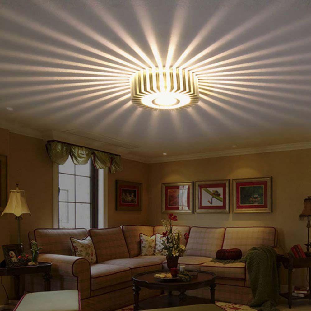 Đèn LED Gắn Trần Nhà Hình Hoa Hướng Dương Nhiều Màu Sắc