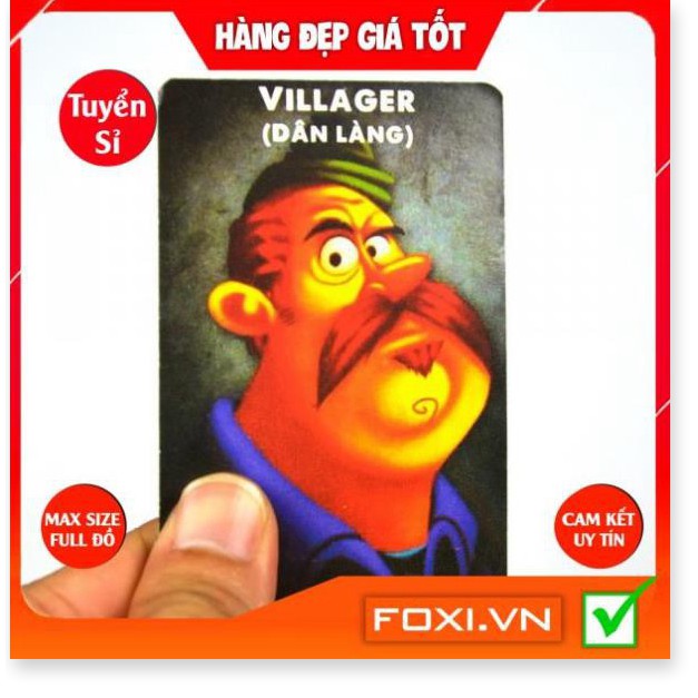 Boardgame Ma Sói One Night Ultimate Werewolf-Phiên bản Việt Hóa-Bài Cao Cấp-Trò chơi trí tuệ