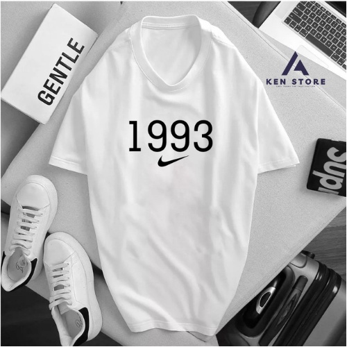 Áo Phông Trắng In Tất cả Các Năm Sinh - Chất đẹp Cotton Unisex Nam Nữ - Hot 2021 - Kenstore