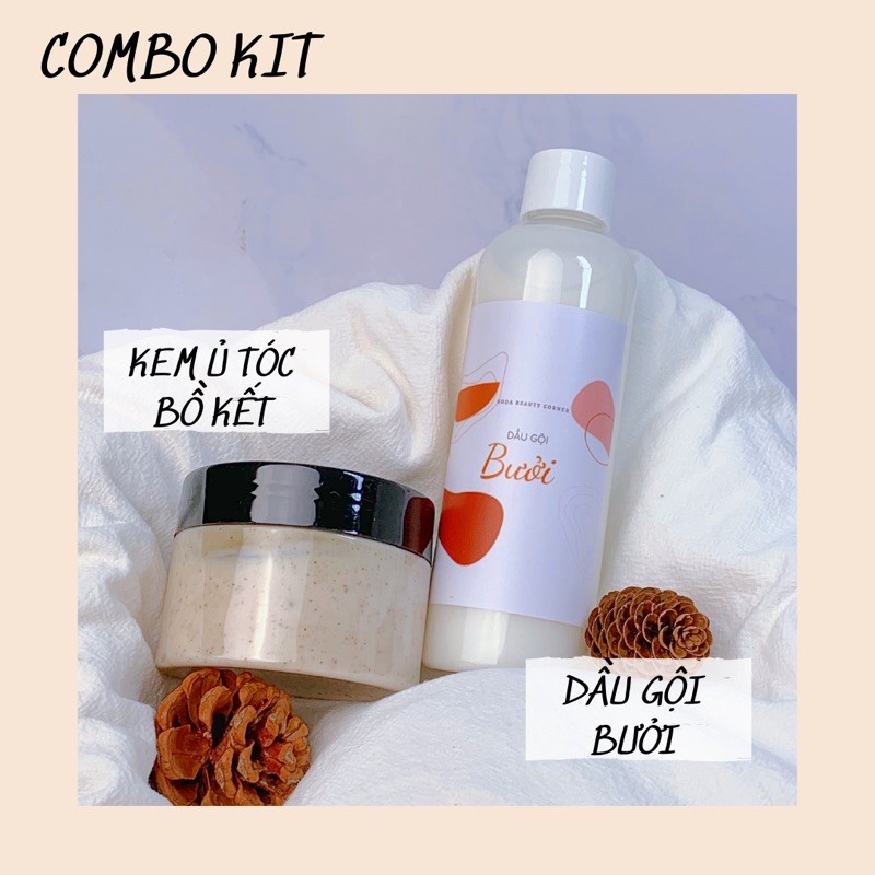 COMBO KIT - Bộ Sản Phẩm Chăm Sóc Tóc Dành Cho Đi Du Lịch - SODA Beauty Corner.