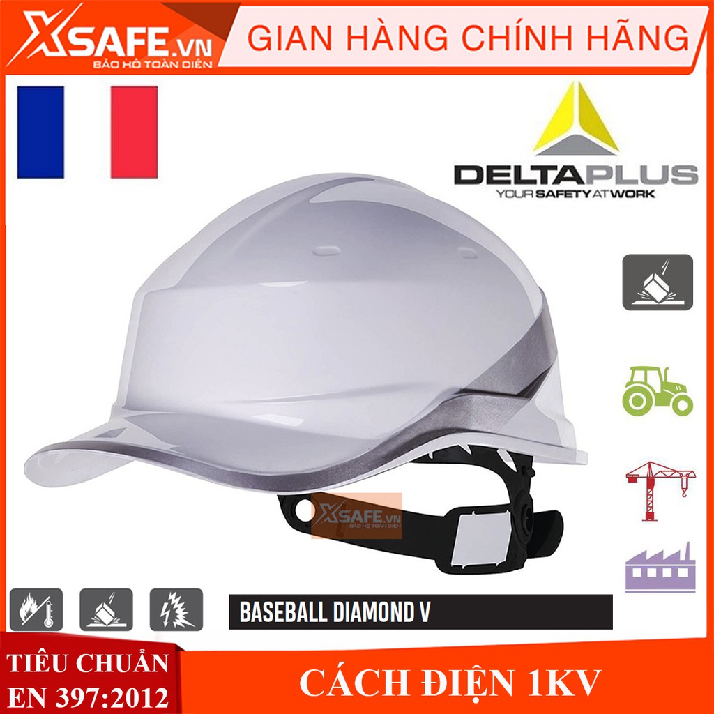 MŨ BẢO HỘ DELTAPLUS BASEBALL DINAMOND V