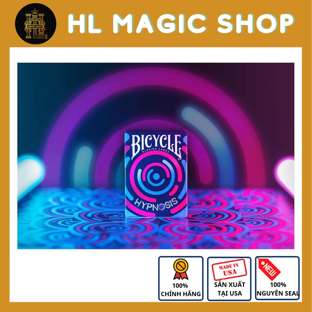 Bài tây, bài ảo thuật Bicycle Hypnosis V2 Playing Cards - Hàng chính hãng [Hàng Mỹ]