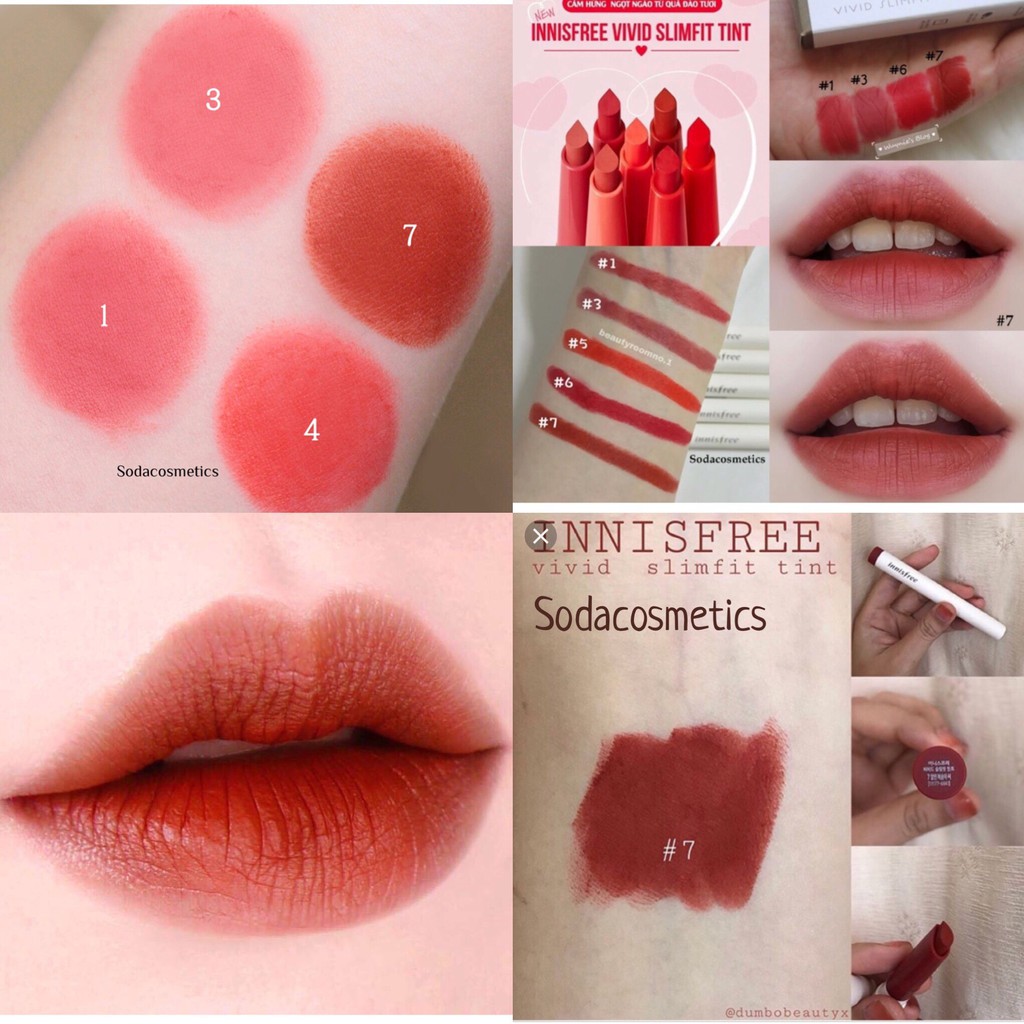 SON INNISFREE VIVID SLIMFIT TINT(DATE 01/10/2021) | BigBuy360 - bigbuy360.vn