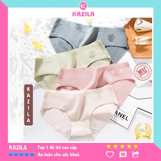 Quần lót nữ cotton cao cấp thông hơi thoáng khí, quần lót không viền may kháng khuẩn Kazila QLH47 thumbnail