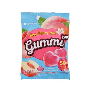 Kẹo dẻo vị đào Orion Gummi gói 55g