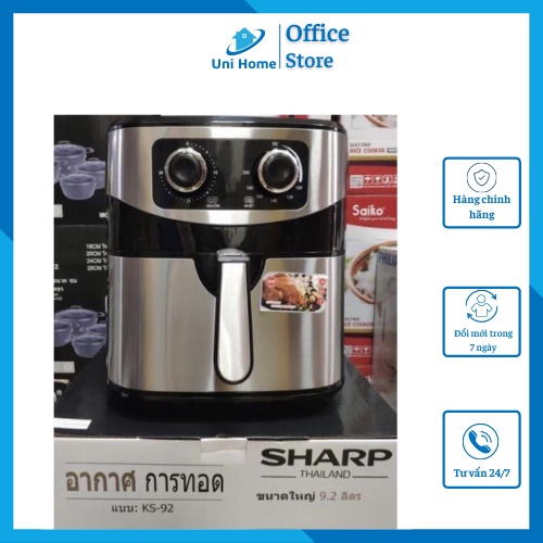 ❄️Nồi chiên không dầu sharp KS92 dung tích 9,2 lít