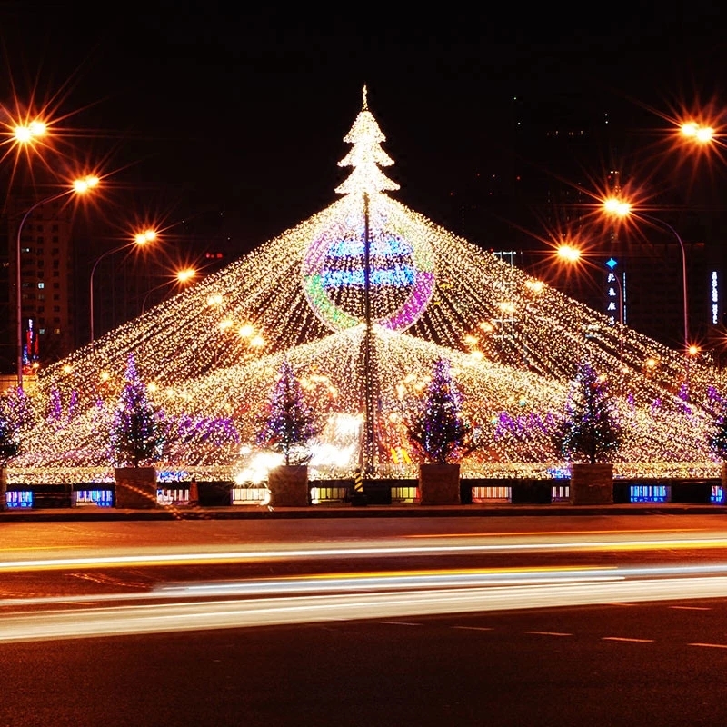 Dây Đèn Led Trang Trí 10m 100 Bóng Có 8 Chế Độ