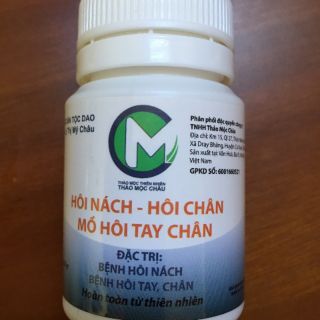 hôi nách, hôi chân, mồ hôi Tay chân thảo mộc châu