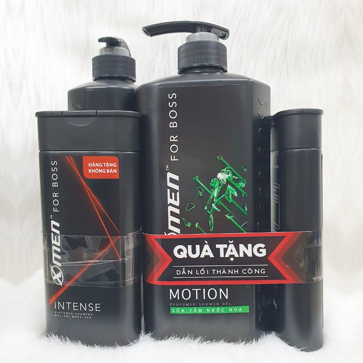 Sữa Tắm Xmen For Boss Motion 650g - Tặng Sữa Tắm Xmen For Boss Intense 180g