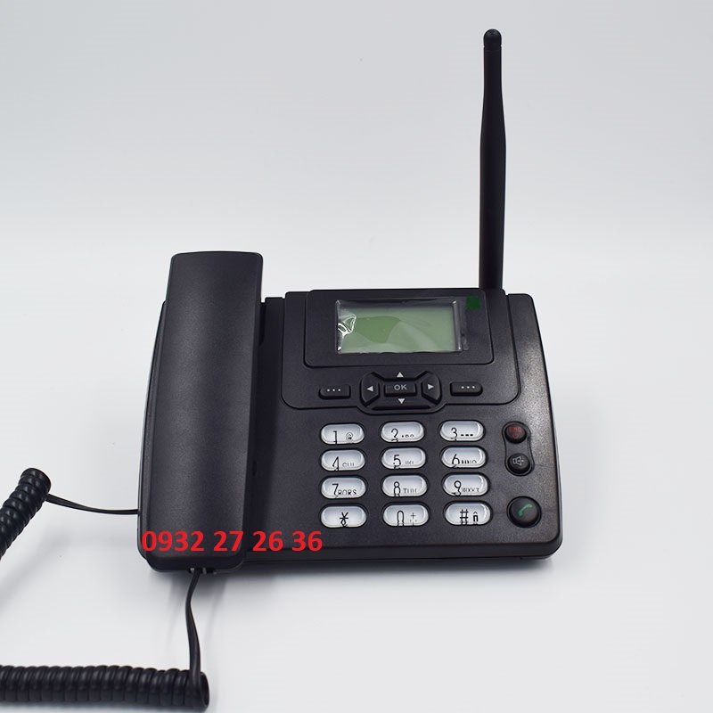 Điện thoại bàn cố định không dây lắp các loại Sim Di động, Cố định (Viettel, Vinaphone, Mobifone...)
