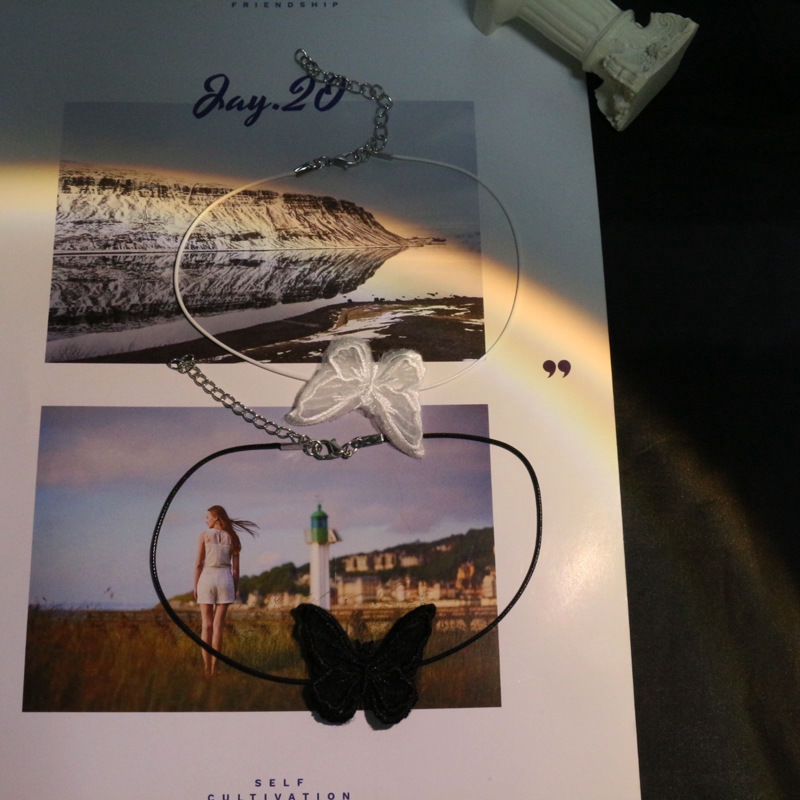 Vòng Cổ Ren Mặt Bướm 23216