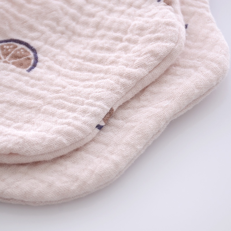 Yếm Ăn cotton 6 Lớp Xoay 360 Độ Xinh Xắn Tiện Dụng Cho Bé