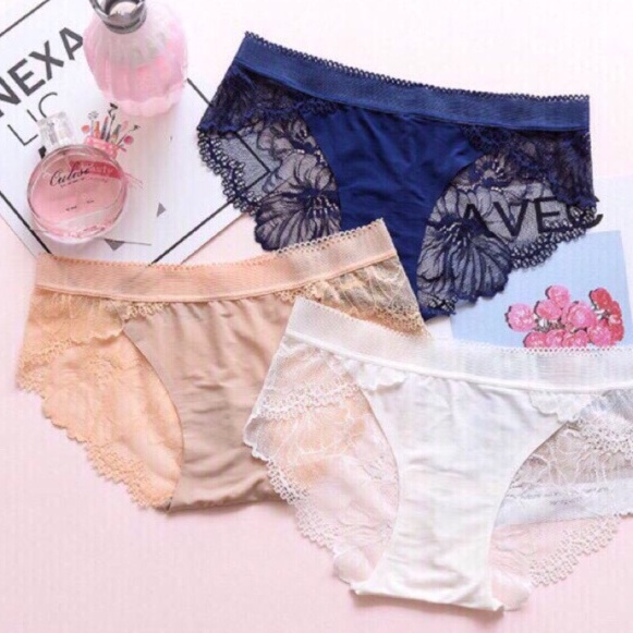 Combo 2 Quần lót đúc su ren hoa sexy (KÈM ẢNH THẬT)