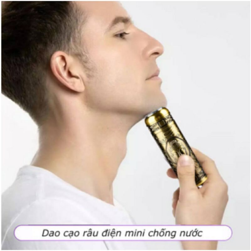 Máy cạo râu mini sạc USB, Máy cạo lông unisex đa năng cạo sạch cạo nhanh, Nhỏ Gọn, Tiện Lợi