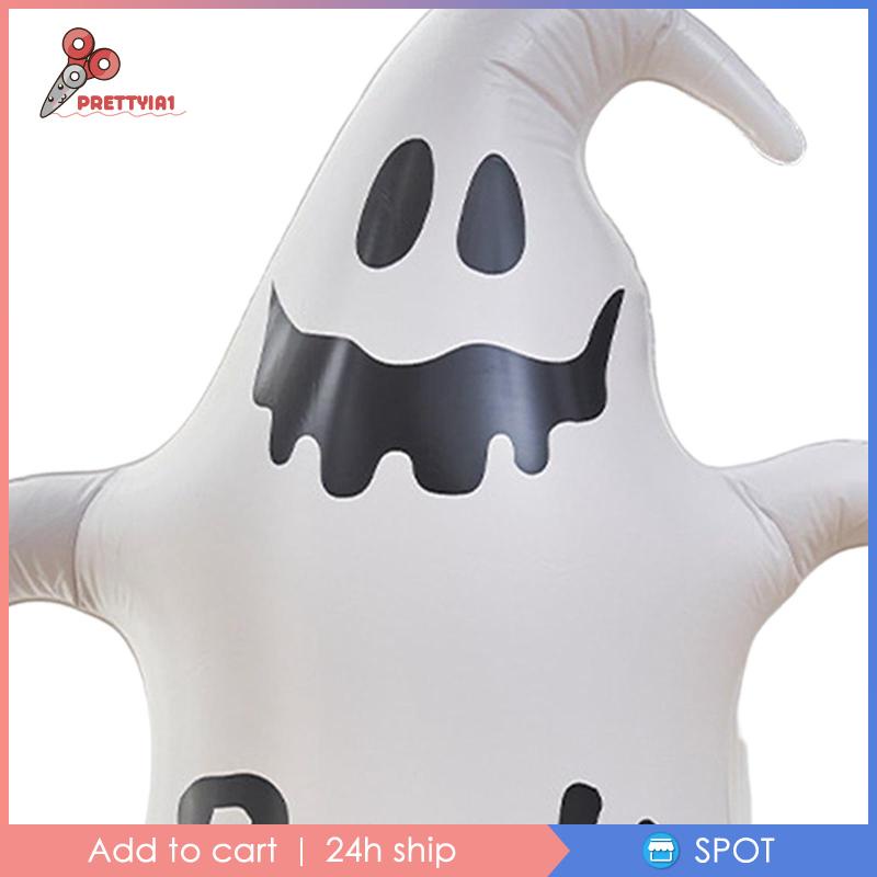 [Prettyia1] Đèn LED Bơm Hơi Trang Trí Sân Vườn Phong Cách Halloween Kèm Điều Khiển Từ Xa