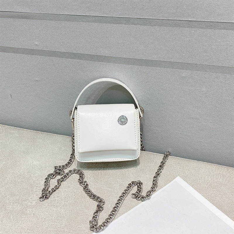 Túi đeo chéo IELGY mini màu đen/ trắng thời trang cho nữ