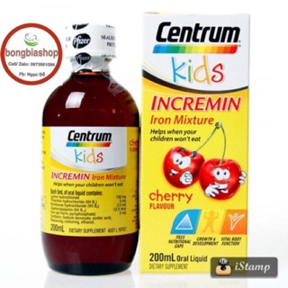 Siro cho trẻ biếng ăn centrum kids 200ml của Úc