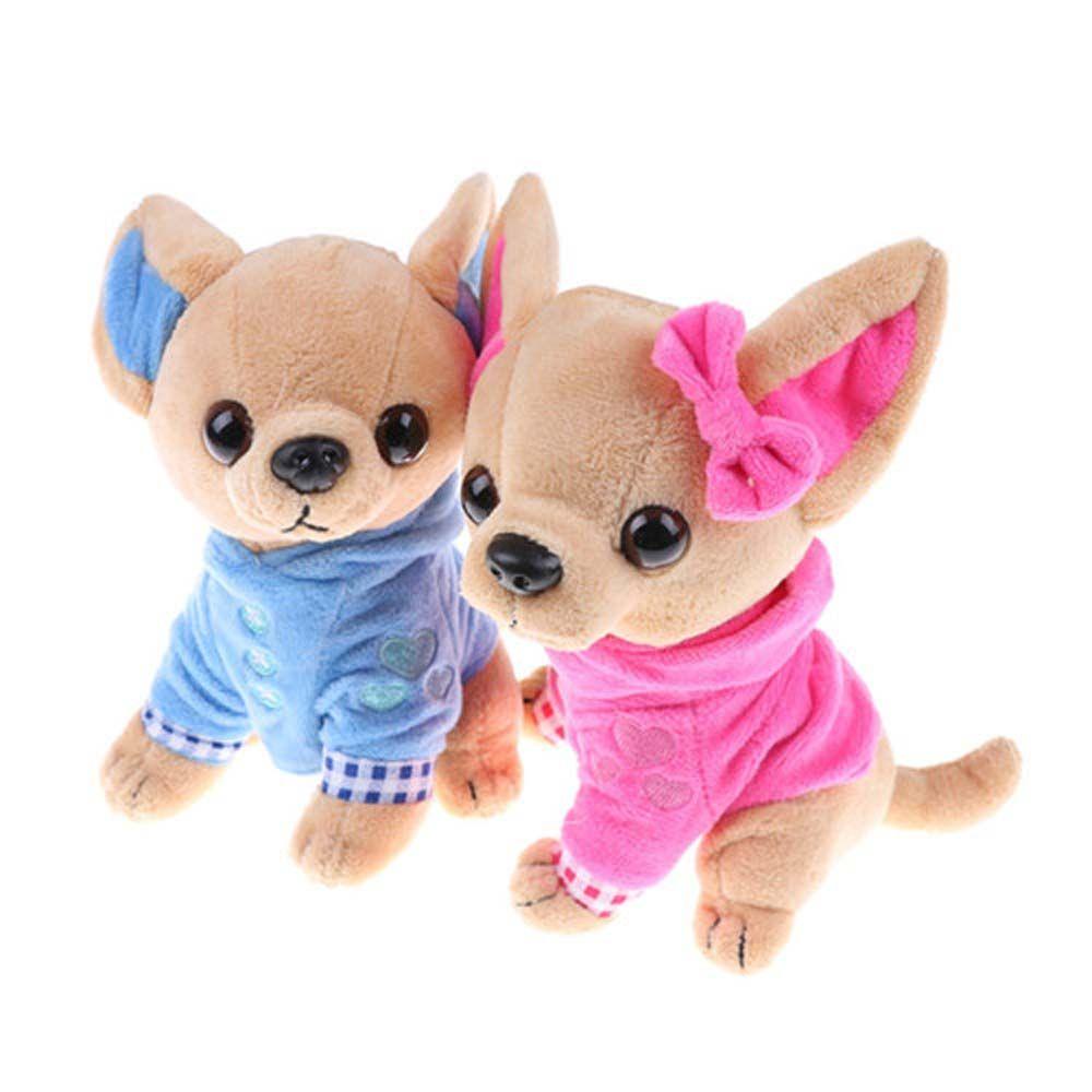 Chú Chó Chihuahua Nhồi Bông Dễ Thương 4 Màu Tùy Chọn
