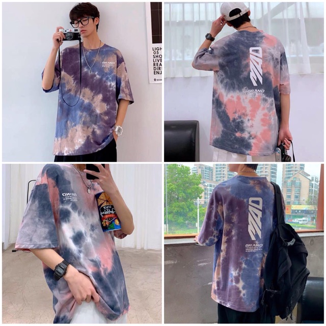 ⚡️Áo loang màu unisex in chữ MAD kèm ảnh thật⚡️