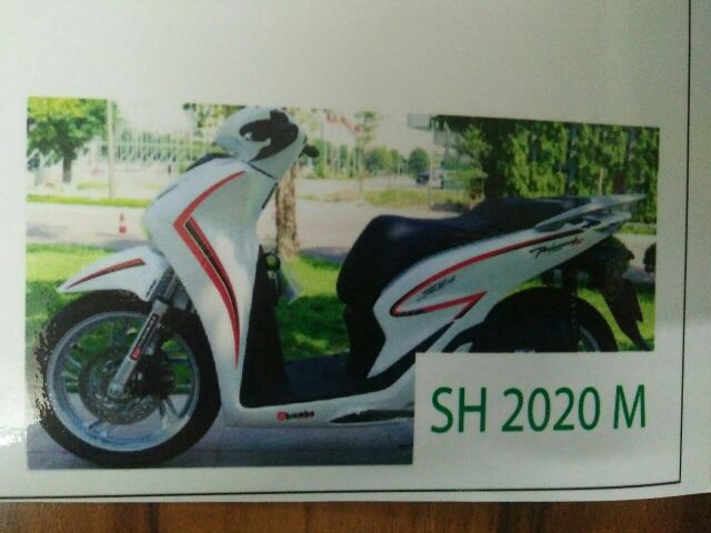 Bộ tem dán Sh 2020 hàng thiết kế