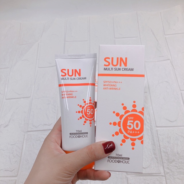 KEM CHỐNG NẮNG ĐA NĂNG  (SUN MULTI SUN CREAM SPF50 ) - FOODHOLIC - 70ML