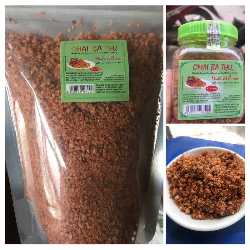 [500g] Muối ô mai bà thu chuẩn chính hiệu- loại ngon