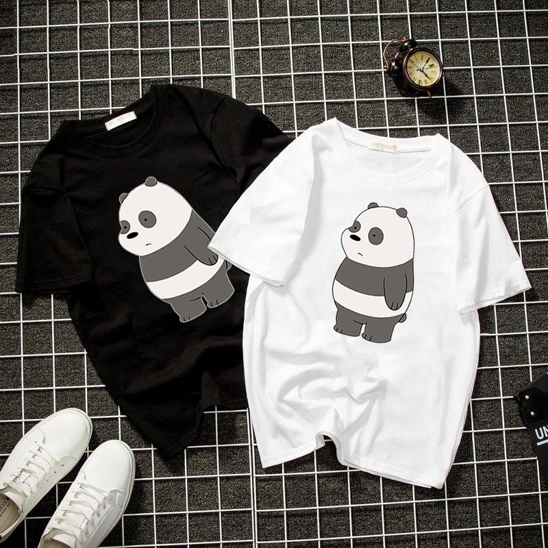 Áo thun unisex form rộng gấu mập vải dày mịn đẹp 2019T1909