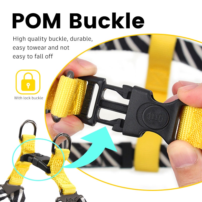 HamshMoc Dây Dắt Thú Cưng Đi Dạo Bằng Nylon Mềm Có Thể Điều Chỉnh Thoải Mái Hình Bàn Chân