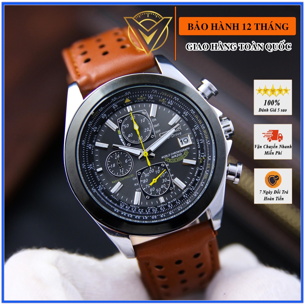 Đồng Hồ - Đồng Hồ Nam Citizen Chạy 6 Kim Đẳng Cấp - Kiểu Dáng Thể Thao, Năng Động - Bảo Hành 12 Tháng Toàn Quốc