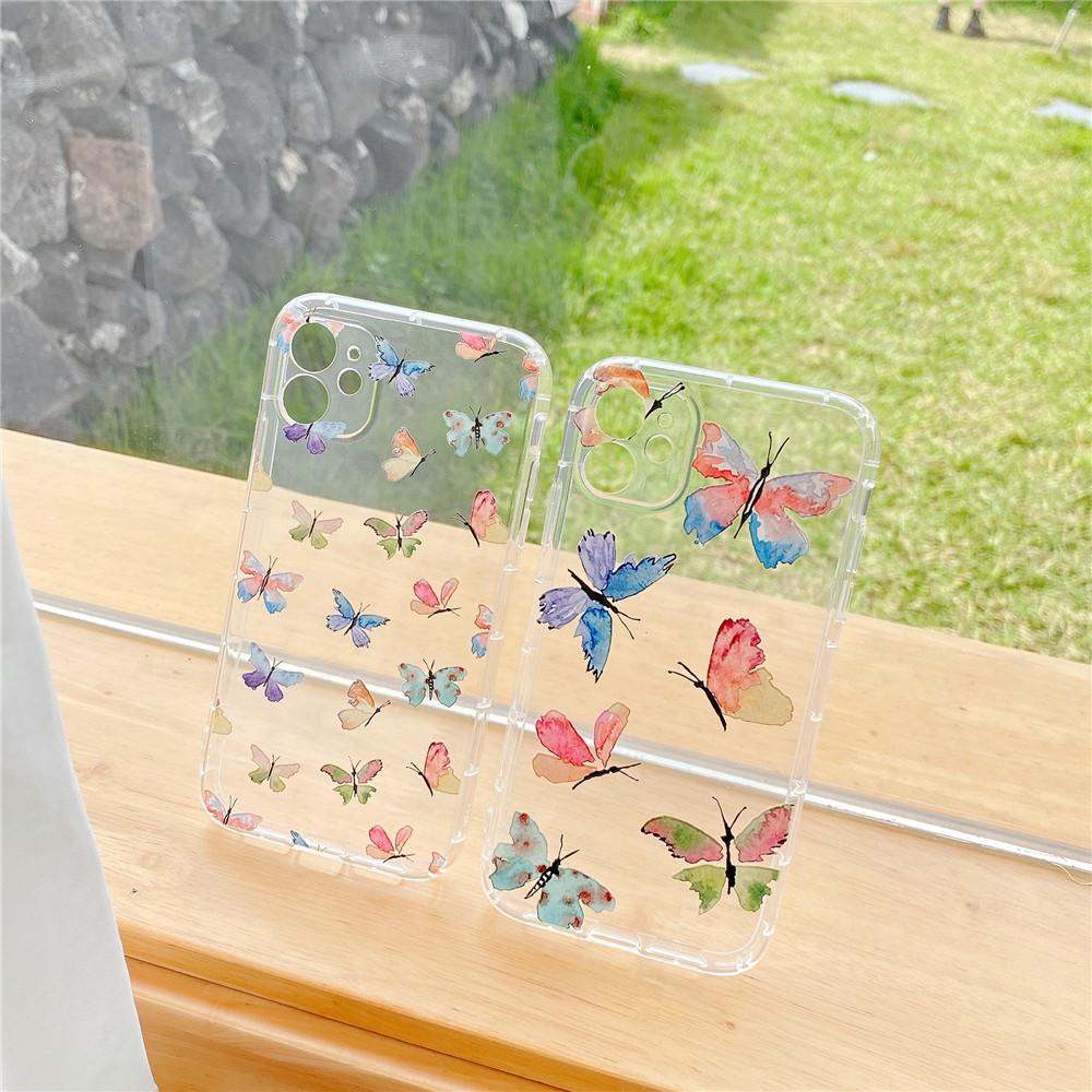 Ốp điện thoại tpu mềm in hoa bướm xinh xắn cho iPhone 11 Pro Max X Xs Max XR iPhone 7 Plus 8 Plus iPhone 6 Plus 6S Plus | BigBuy360 - bigbuy360.vn