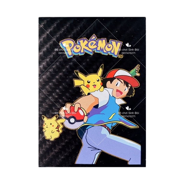 THẺ BÀI POKEMON - thẻ bài giao đấu - hộp 55 lá