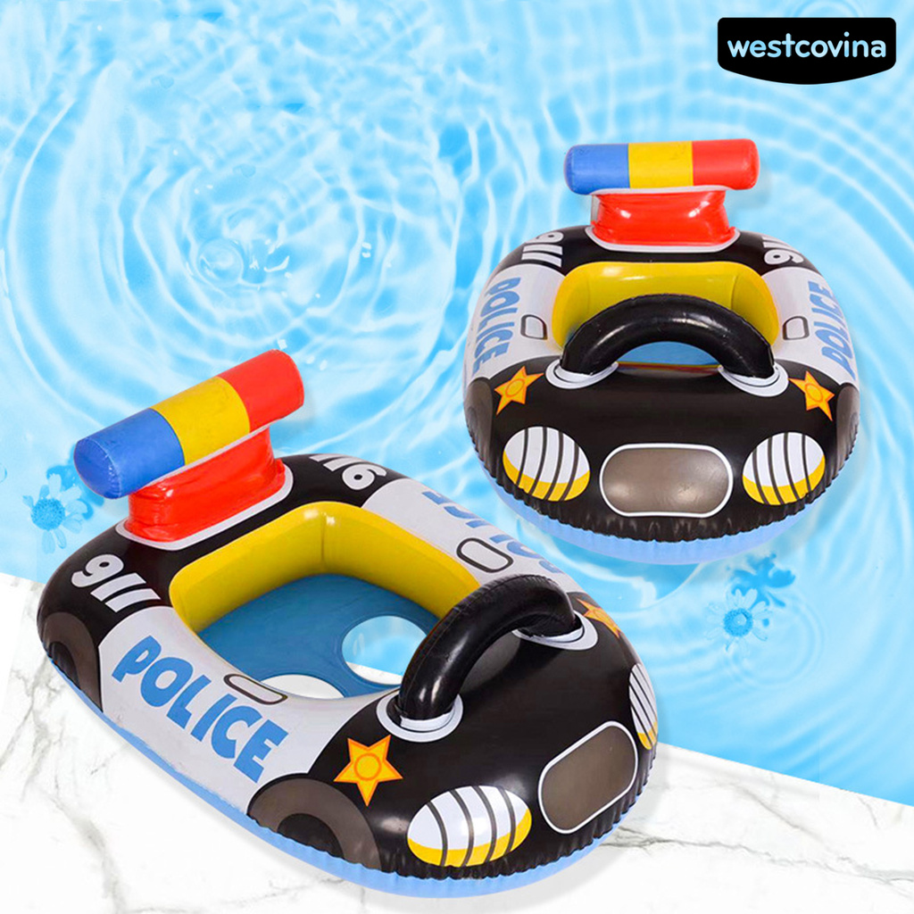 Phao Bơi Pvc Hình Xe Cảnh Sát