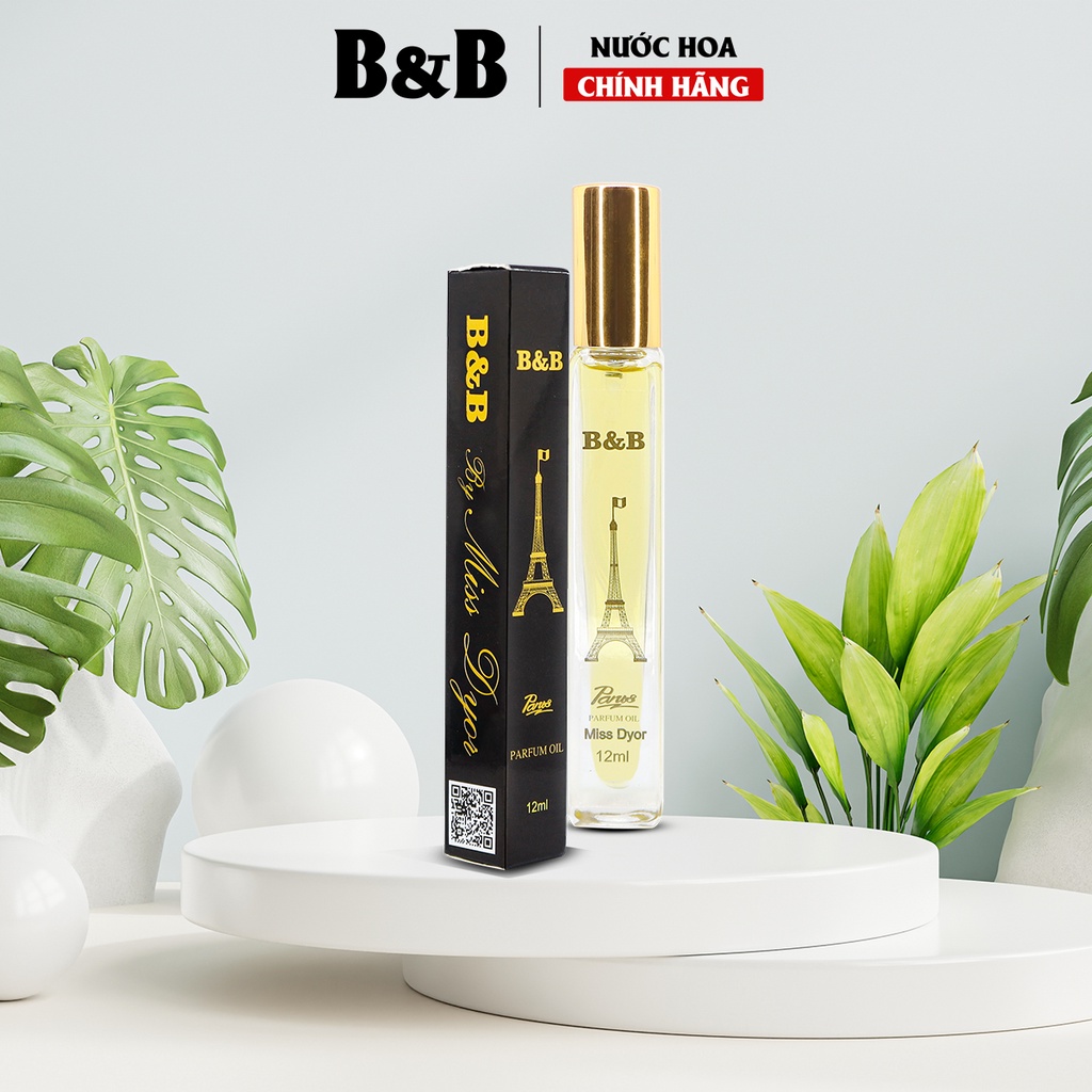 Tinh dầu nước hoa nữ B&B By Miss Dyor EDP 12ml lưu hương lâu gợi cảm phong cách Pháp