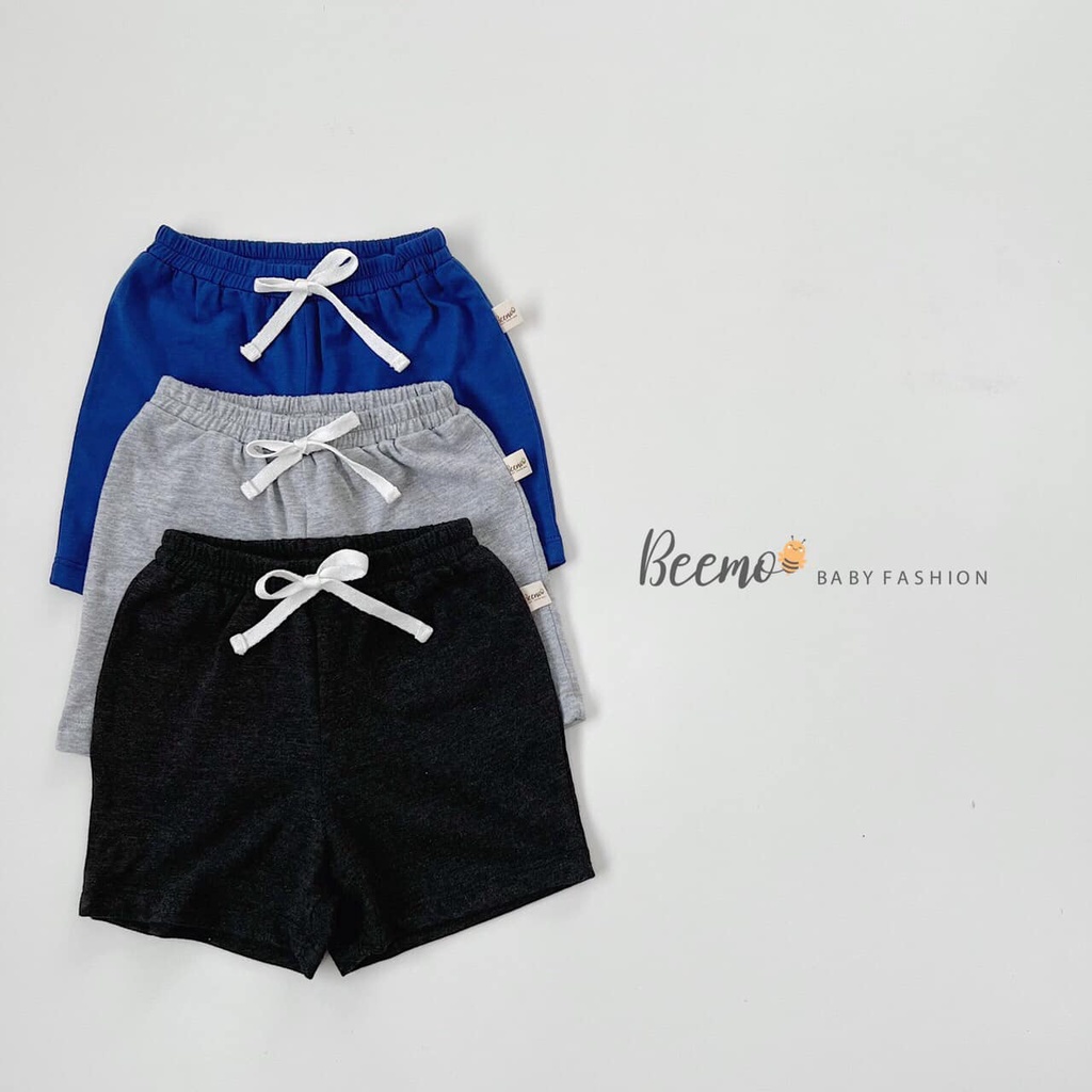 Bộ cotton thể thao cộc tay Beemo cho bé.