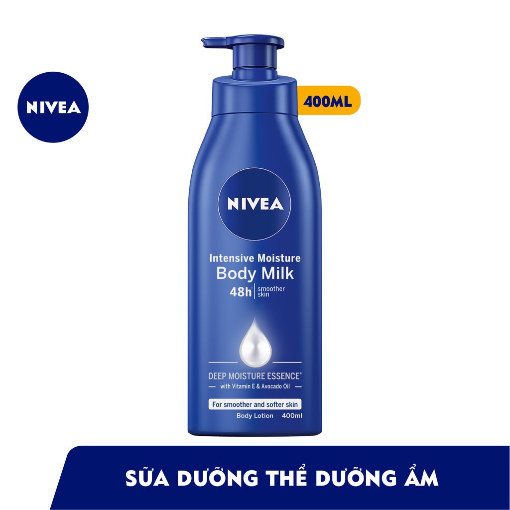 Sữa dưỡng thể sáng da, mịn da Nivea Intensive Moisture Body Milk 600ml