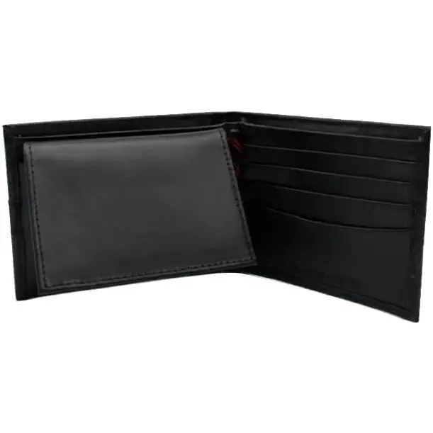 Chính hãng Mỹ - Ví đen da nam Tommy Hilfiger