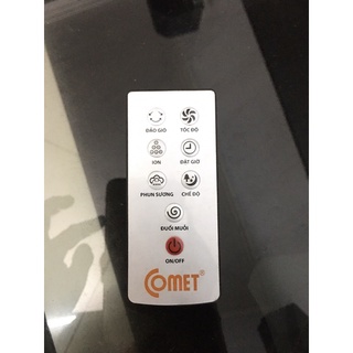 Điều khiển quạt comet hơi nước chính hãng 100% có tem bảo hành.