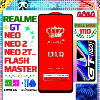 Kính Cường Lực Realme GT/ GT Neo/ Flash/ Master/ 2/ 2T - Full màn hình 111D Độ cứng 11H - Độ trong suốt cực cao.