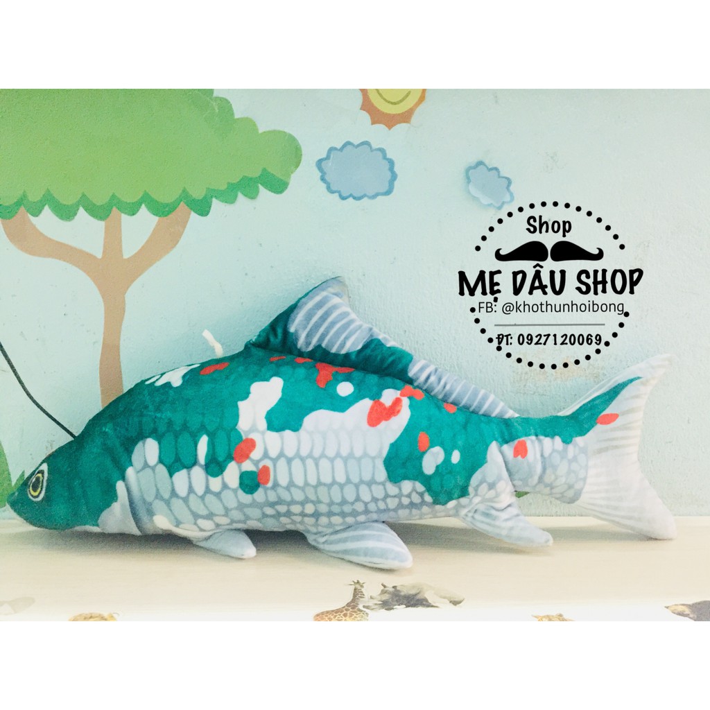 CÁ KOI GỐI ÔM 3D CÁ KOI 60cm