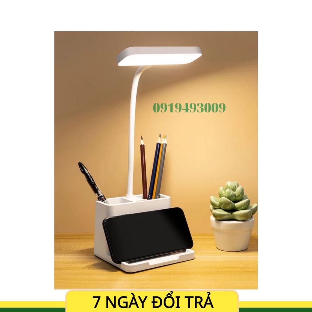 Đèn học đề bàn Chống Cận Tích Điện- 3 - Bật Tắt Cảm Ứng kết nối nhanh SẢN PHẨM CHÍNH HÃNG BH 1 NĂM