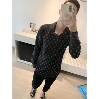 Sơ mi Saint Laurent Paris Lá Bài