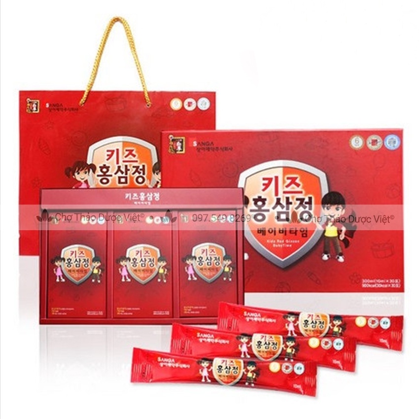 Nước hồng sâm baby Sang A Hàn Quốc Hộp 30 gói- Chợ Thảo Dược Việt