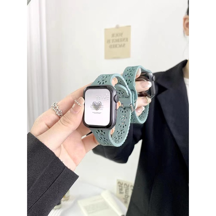 Dây Đeo Silicone Hình Chân Mèo Cho Đồng Hồ Thông Minh Apple Watch 7/6/SE/5/4/3/2/1 38mm 40mm 42mm 44mm 41MM 45MM