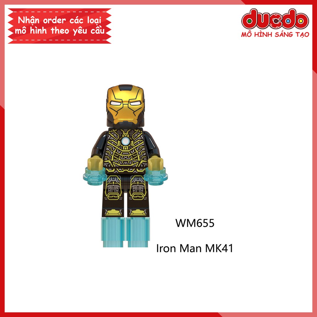 Minifigures siêu anh hùng Iron Man Avenger End Game - Đồ chơi Lắp ghép Xếp hình Mô hình Mini Super Hero WM6055 EndGame