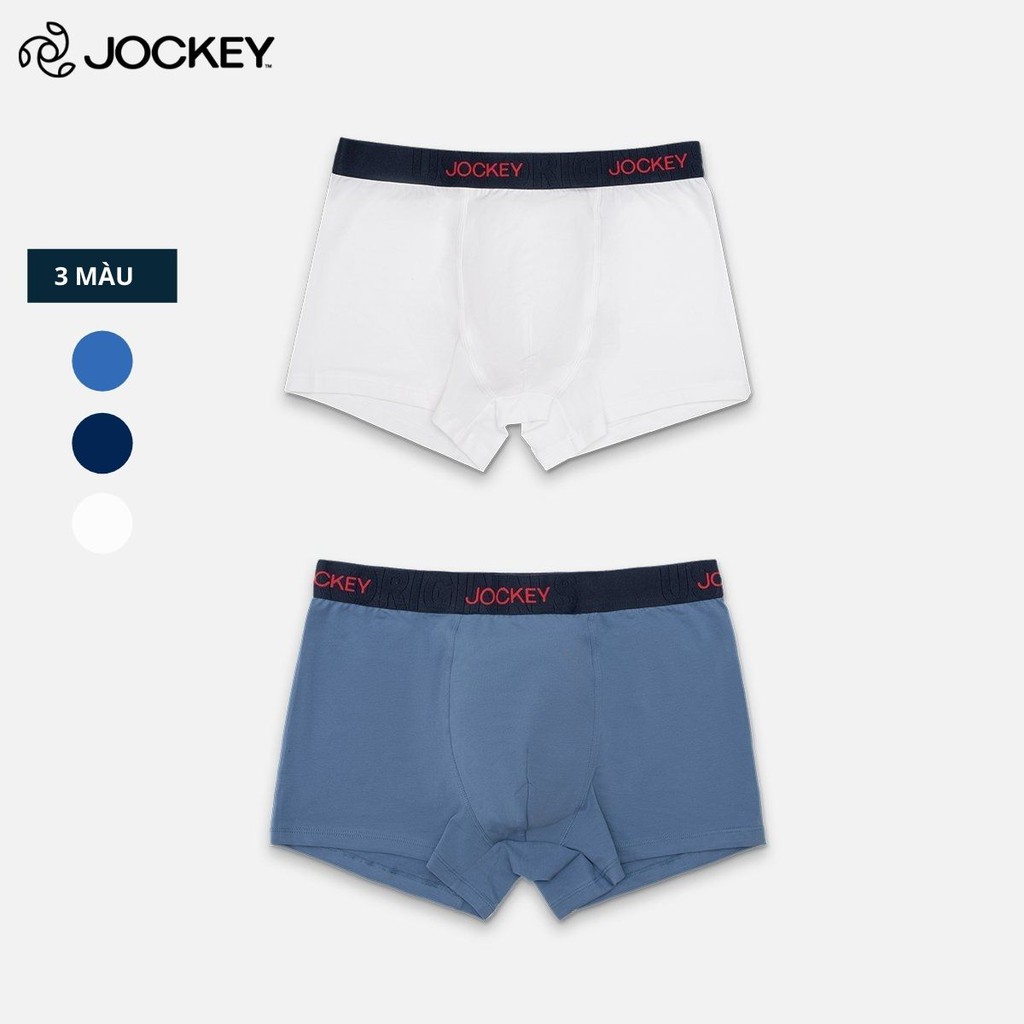 Combo 02 Quần Lót Nam Jockey Trunk Boxer Thun Cotton Thấm Hút Mồ Hôi Thoáng Mát - JAMB0202