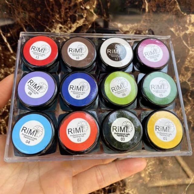 Set gel vẽ Rimi