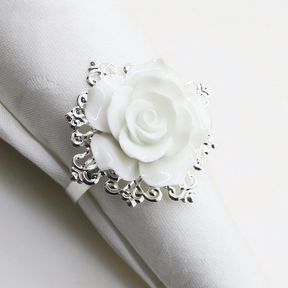 Vòng Giữ Khăn Ăn Bằng Niken Chất Lượng Cao|Vòng Nhẫn Thủ Công Trang Trí Bàn Ăn / Tiệc Sinh Nhật