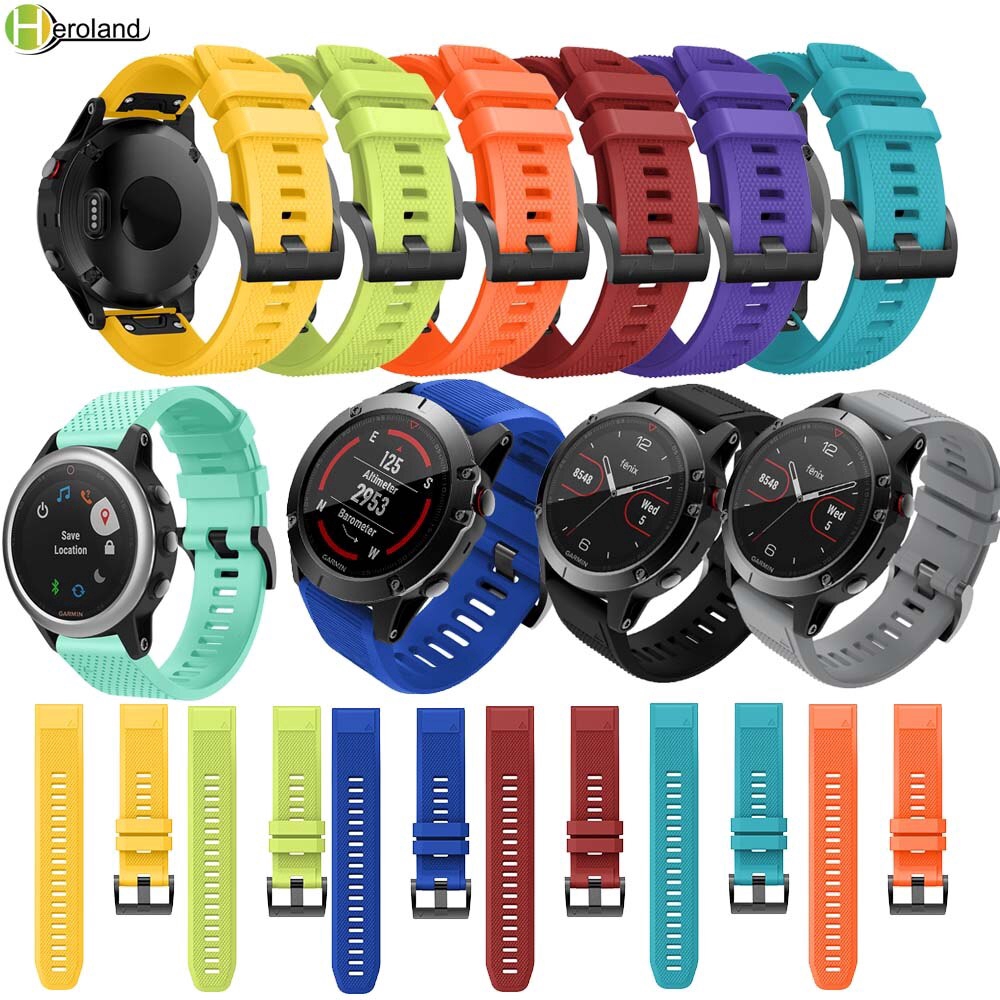 Dây Đeo Silicon Cho Đồng Hồ Thông Minh Garmin Fenix 6x Fenix 6 Fenix 6s