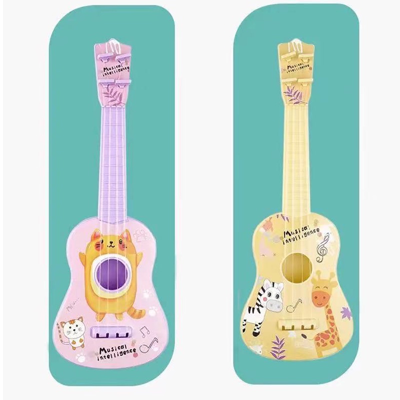 Đồ chơi đàn ukulele SEA SUN TOYS in họa tiết hoạt hình dành cho bé